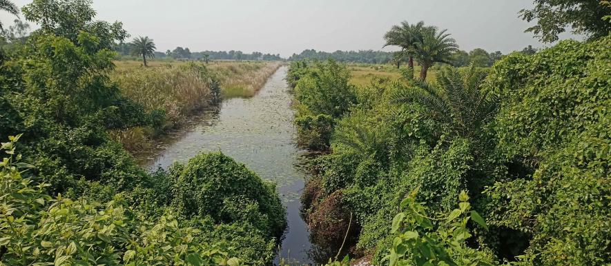 This track was built over the village of Bheduasole in Indpur Block for the Chhatna-Mukutmonipur Railway.