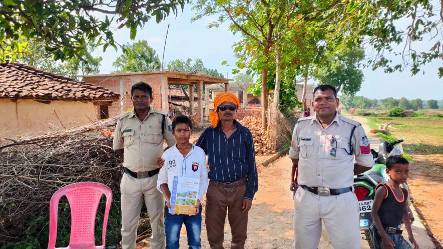 Overdue for a decade, the district administration put a hand pump outside the house of Dashmat Rawat, the Sidhi urination victim.