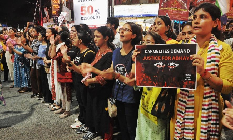 Another protest rally in Kolkata.