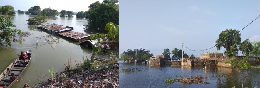 Flood affected Villages of Gopalganj and Muzaffarpur.